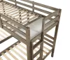 Furniture of America FOA-BK659GY-BED Hortense - Triple Twin Bunk Bed - W. Gray