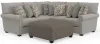 Jackson Furniture Industries 3345/62/42/12-26 Jackson Furniture Industries 3345/62/42/12-26 Livingston - 2 Piece Sectional With Comfort Coil Seating, 40