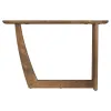 Coaster Fine Furniture 930030 Fletcher - Oval Solid Mango Wood Entryway Console Table - Brown