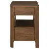 Coaster Fine Furniture 223322 Maderia - 2-Drawer Nightstand Bedside Table - Walnut