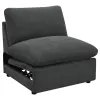 Coaster Fine Furniture 609530P Collins - 5 Piece Modular Power Reclining Sectional - Dark Gray
