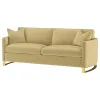 Coaster Fine Furniture 508824 Corliss - Upholstered Curved Track Arm Sofa - Camel