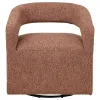 Coaster Fine Furniture 907539 Westhill - Boucle Upholstered Swivel Accent Chair - Berry
