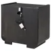 Coaster Fine Furniture 222492 Leandro - 2-Drawer LED Nightstand With USB - Burnished Black
