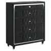 Coaster Fine Furniture 223165 Lorient - 5-Drawer LED Chest of Drawers - Black