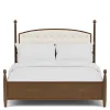 Riverside Furniture 61780-61781-61772 Riverside Furniture 61780-61781-61772 Calhoun - King Upholstered Bed - Whiskey Oak