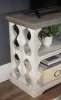Ashley Furniture T814-5 Havalance - Console Sofa Table - Gray / White