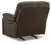 Ashley Furniture U4380898 Leesworth - Power Rocker Recliner - Dark Brown
