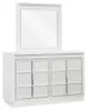 Ashley Furniture B822B1 Chalanna - Dresser And Mirror - White