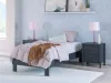Ashley Furniture EB1528-111 Simmenfort - Twin Platform Bed - Navy Blue