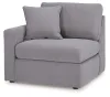 Ashley Furniture 92104S20 Ashley Furniture 92104S20 Modmax - 6-Piece Sectional With Storage Console And 3 Armless Chairs - Granite