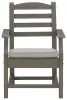 Ashley Furniture P802-601A Visola - Arm Chair With Cushion (Set of 2) - Gray