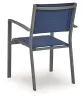 Ashley Furniture PCP326-601A Rocky Creek - Sling Arm Chair (Set of 4) - Blue / Gray