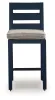 Ashley Furniture PCP587-124 East Beach - Barstool (Set of 2) - Blue