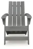 Ashley Furniture PCP803-898 Cove Beach - Adirondack Chair - Gray