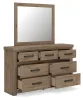 Ashley Furniture PCB2844B1 Ashley Furniture PCB2844B1 Oliandon - Dresser And Mirror - Light Brown