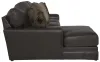 Jackson Furniture Industries 4378/42/75-09 Jackson Furniture Industries 4378/42/75-09 Denali - 2 Piece Italian Leather Match Sofa Chaise With Left Side Facing Chaise - Chocolate