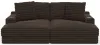 Jackson Furniture Industries 3045/75/76-09 Jackson Furniture Industries 3045/75/76-09 Comfrey - 2 Piece Double Wide Chaise - Chocolate