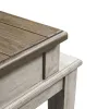 Liberty Furniture 824-OT6836 Heartland - Console Bar Table - Antique White / Tobacco Tops