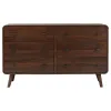CoasterEssence 205133 Robyn - 6-Drawer Dresser - Dark Walnut