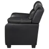 CoasterEveryday 506552 Finley - Upholstered Padded Arm Tufted Loveseat - Black