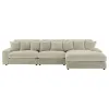 Coaster Fine Furniture 509899-SET Blaine - Upholstered Reversible Chaise Sectional Sofa - Sand