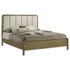 Coaster Fine Furniture 224271KE Amsbury - Upholstered Eastern King Bed - Nutmeg