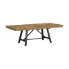 Intercon NP-TA-4296-NTO-C Newport - Trestle Table - Natural Oak