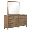 Liberty Furniture 866-BR-DM Hickory Grove - Dresser & Mirror - Heirloom Brown