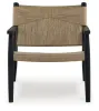 Ashley Furniture A3000672 Halfmore - Accent Chair - Black / Natural