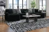 Ashley Furniture 98103S5 Ashley Furniture 98103S5 Midnight-Madness - 3-Piece Sectional With Laf And Raf Corner Chaises - Onyx