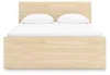 Ashley Furniture EB9632B12 Ashley Furniture EB9632B12 Onita - Queen Panel Platform Bed With 1 Side Storage - Natural