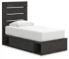 Ashley Furniture PCB2108B17 Ashley Furniture PCB2108B17 Hollivern - Twin Panel Storage Bed - Dark Gray