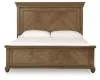 Ashley Furniture PCB782B5 Ashley Furniture PCB782B5 Karallin - California King Panel Bed - Medium Brown