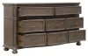 Pulaski Furniture P412100 Saddle Creek - Dresser - Timber Brown
