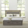 Liberty Furniture 272-BR-KSB Horizons - King Storage Bed - Graystone