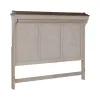 Liberty Furniture 457-BR15M Liberty Furniture 457-BR15M Ivy Hollow - King Mantle Headboard - Weathered Linen / Dusty Taupe