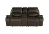 New Classic U093-25-BRN New Classic U093-25-BRN Brookings - Console Loveseat With Dual Recliners - Brown