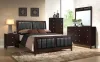 CoasterEveryday 202091Q-S5 Carlton - 5 Piece Queen Bedroom Set - Cappuccino
