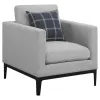 CoasterElevations 508683 Apperson - Upholstered Track Arm Accent Chair - Light Gray