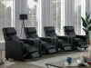 CoasterEveryday 600181-S4A Toohey - 7 Piece 4-Seater Upholstered Tufted Recliner Living Room Set - Black
