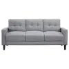 Coaster Fine Furniture 506781-S2 Bowen - 2 Piece Upholstered Track Arm Tufted Sofa Set - Gray