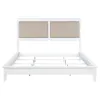 Coaster Fine Furniture 223471KE Bexhill - Upholstered Eastern King Panel Bed - White