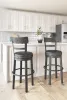 Ashley Furniture D546-630 Ashley Furniture D546-630 Valebeck - Tall UPH Swivel Barstool - Black