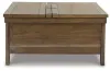 Ashley Furniture T731-9 Moriville - Lift Top Cocktail Table - Grayish Brown