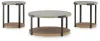 Ashley Furniture T383-13 Darthurst - Occasional Table Set (Set of 3) - Light Brown