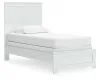 Ashley Furniture B139B41 Ashley Furniture B139B41 Bostwick Shoals - Twin Panel Bed With Framed Footboard - White