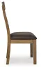 Ashley Furniture PCD592-01 Urbinforte - Dining Upholstered Side Chair (Set of 2) - Light Brown