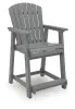 Ashley Furniture PCP227-124 Sanctuary Beach - Barstool (Set of 2) - Dark Gray
