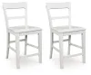 Ashley Furniture PCD824-224 Ashley Furniture PCD824-224 Greddinton - Barstool (Set of 2) - White